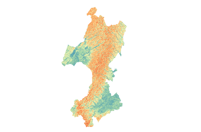 内蒙古自治区东四盟地表坡度数据