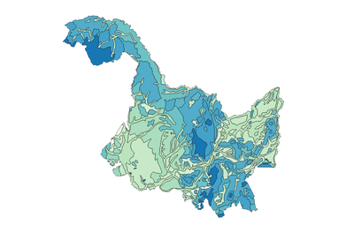 黑龙江省地貌矢量数据