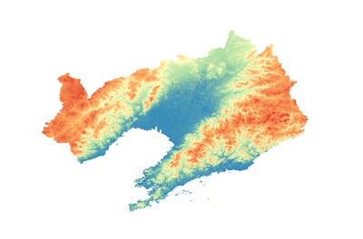 辽宁省空间分辨率为30m的地表高程数据