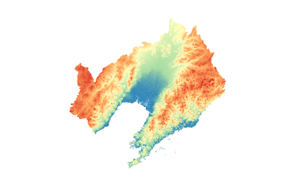 辽宁省空间分辨率为90m的地表高程数据