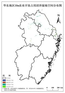 30m农业开垦占用沼泽湿地与退耕还湿空间数据集(2000-2010年，华东地区，东北地区)